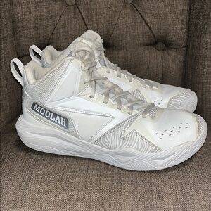 Moolah White High-Top Sneakers boys size 6